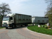 LKW MAN mit Anhänger